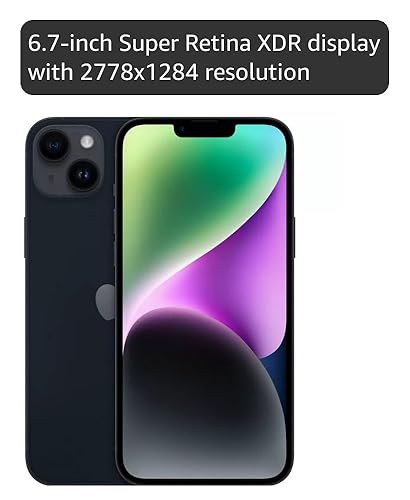 Amazon.com: Apple iPhone 14 Plus,128GB,午夜- 解鎖(翻新) : 手機和配件